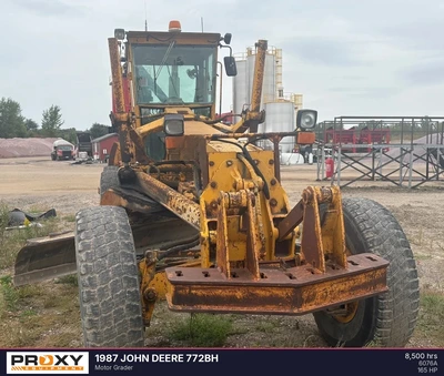 Used 1987 DEERE 772BH Motor Graders Minnesota US | Proxy Equipment #1486182