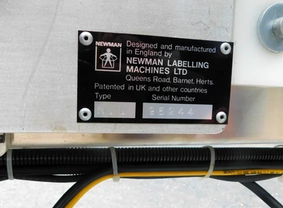USED NEWMAN WRAP AROUND LABELER NV II