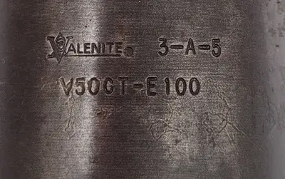 USED VALENITE 3-A-5 V50CT-E100
