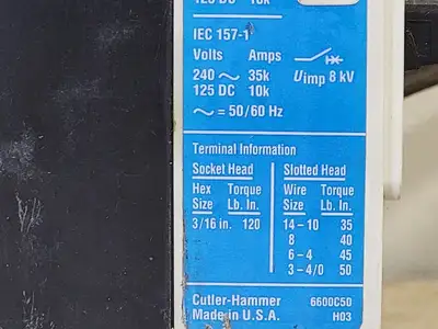 Used CUTLER-HAMMER FD1020 Switchgears British Columbia CA | Lenmark #241182