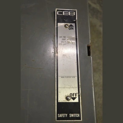 CEB 400 Amp Disconnect