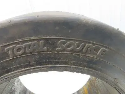 Total Source 16x7x10-1/2 Press-On Forklift Tire Solid Cushion Smooth Black