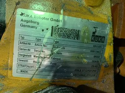 Used 2006 KUKA KR 6 ARC Robots Michigan US | Aucto #1332226