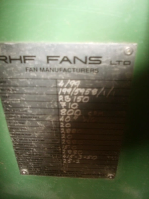 710mm Dia RHF M/S Blower Fan 15 Kw