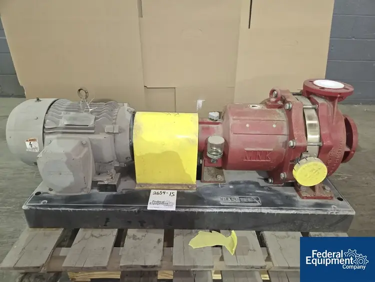 Used Richter 10 HP Richter Centrifugal Pump, Model MNK-X/F 80-50-250, C/S Pumps Ohio US | Federal Equipment Company #1337717