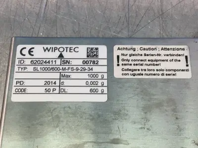 Used WIPOTEC SL1000/600MFS92934 Transducers Ohio US | HGR 24 #1280268