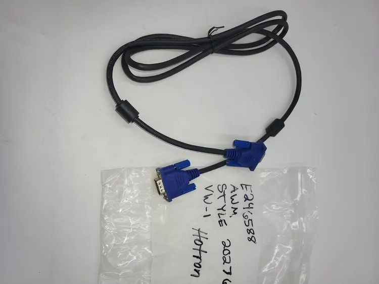 New | in-Stock HOTRON HOTRON DISPLAY PORT CABLE E246588 D/P MALE TO D/P MALE CABLE 5' LONG Interface Monitors | ND Industrial Surplus #1215748