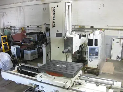 Used 2007 GIDDINGS & LEWIS RT 1250 Horizontal Table Type Boring Mills Georgia US | Shub Machinery #81227