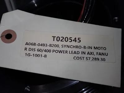 New | in-Stock FANUC A06B0493B200 Motors (misc) Ohio US | HGR 24 #728344