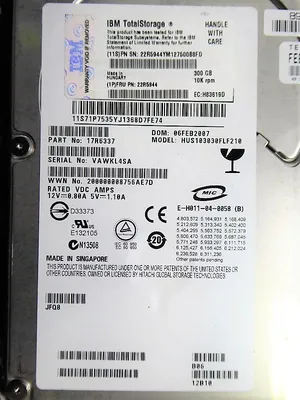 IBM 22R5944 TotalStorage Fiber Channel Drive Used