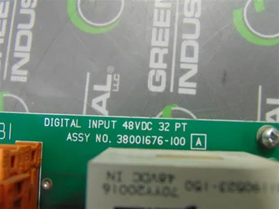 Honeywell 38001676-100 Digital Input Board Rev. A Used