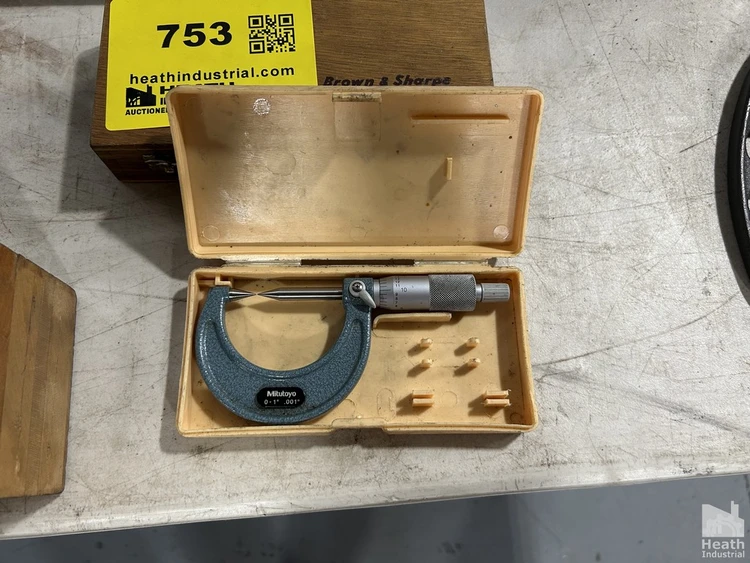 Used _UNKNOWN_ MITUTOYO 112-225 30Â° POINT MICROMETER Micrometers Illinois US | Heath Industrial Auction Services #1386861