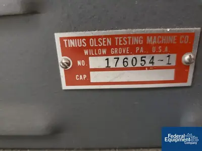 USED Tinius-Olsen Tinius-Olsen Extrusion Plastometer