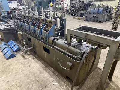 9 STAND x 2" YODER M2 ROLLFORMER, 6 STAND & 3 STAND BASE: YOBRO #24317