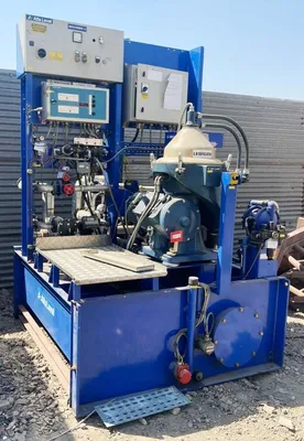 Alfa-Laval LOPX 705 SFD-34 lube oil clarifier skid, SS.