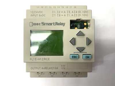 USED IDEC SMARTRELAY PROGRAMMABLE CPU 8 DIGITAL INPUTS 12/24VDC