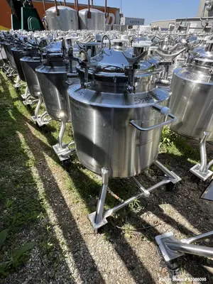 Used Precision Stainless 316L Stainless Steel Jacketed Tank – For Freeze/Thaw Operations.