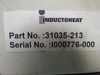 Inductoheat 31035-213 Driver Board Controller