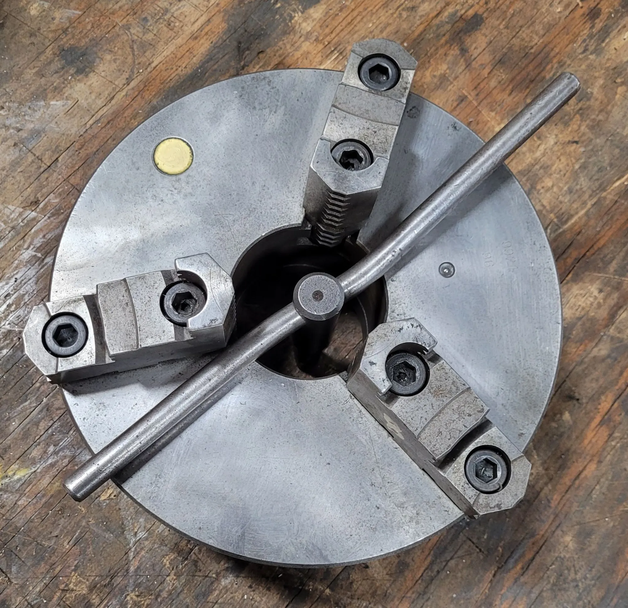 USED BISON 10" 3 Jaw Chuck