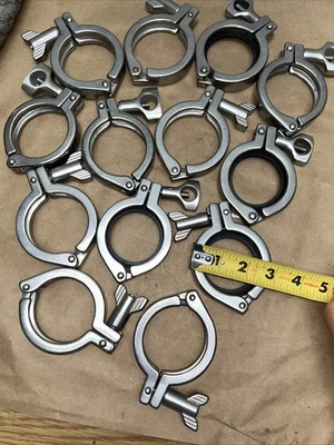 (2) SCC Spring Clamp Screw Tight Twist Lock +(18) Other Asst. Clamps