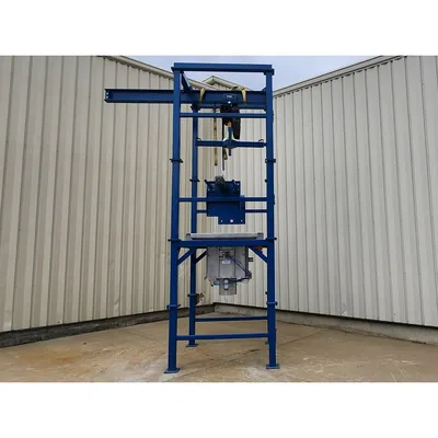New Carolina FIBC Super Sack Bulk Bag Unloader Discharge Station w/ Demag Hoist