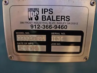 Used 2004 IPS CD-865-HS-30 Balers Missouri US | MICHAM2813 INC #1516680