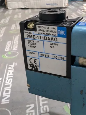 MAC MAC250A-V1B2-PM-111DA(UNIV) Solenoid Valve Assembly New