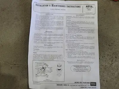 USED ASCO V022A001