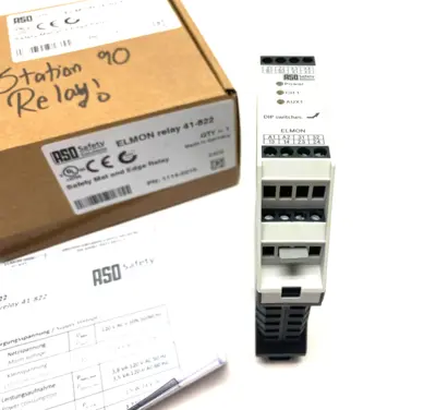 USED ASO SAFETY SOLUTIONS, AUTOMATION DIRECT SAFETY MAT AND EDGE RELAY