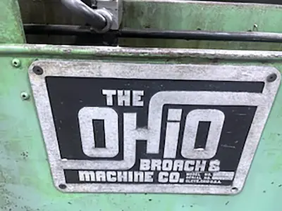 USED 1976 OHIO 5 Ton Horizontal Pull Broach