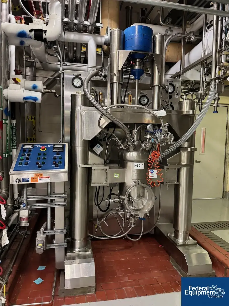 USED Rosenmund 0.06 Sq Meter Rosenmund Filter Dryer, Hastelloy C22