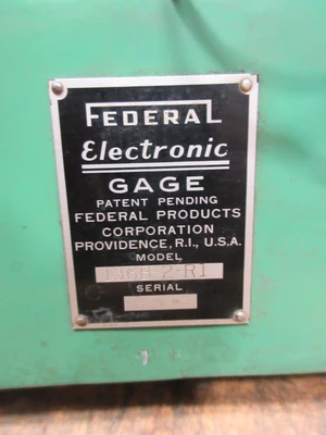 Used FEDERAL 136B-2-R1, 136B-2R1 Lab Inspection Minnesota US | Machinesused.com #1277480