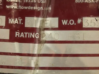 FDI Flow Design AF-250 Balancing Valve 2-1/2" Flanged Butterfly Shut-Off #150