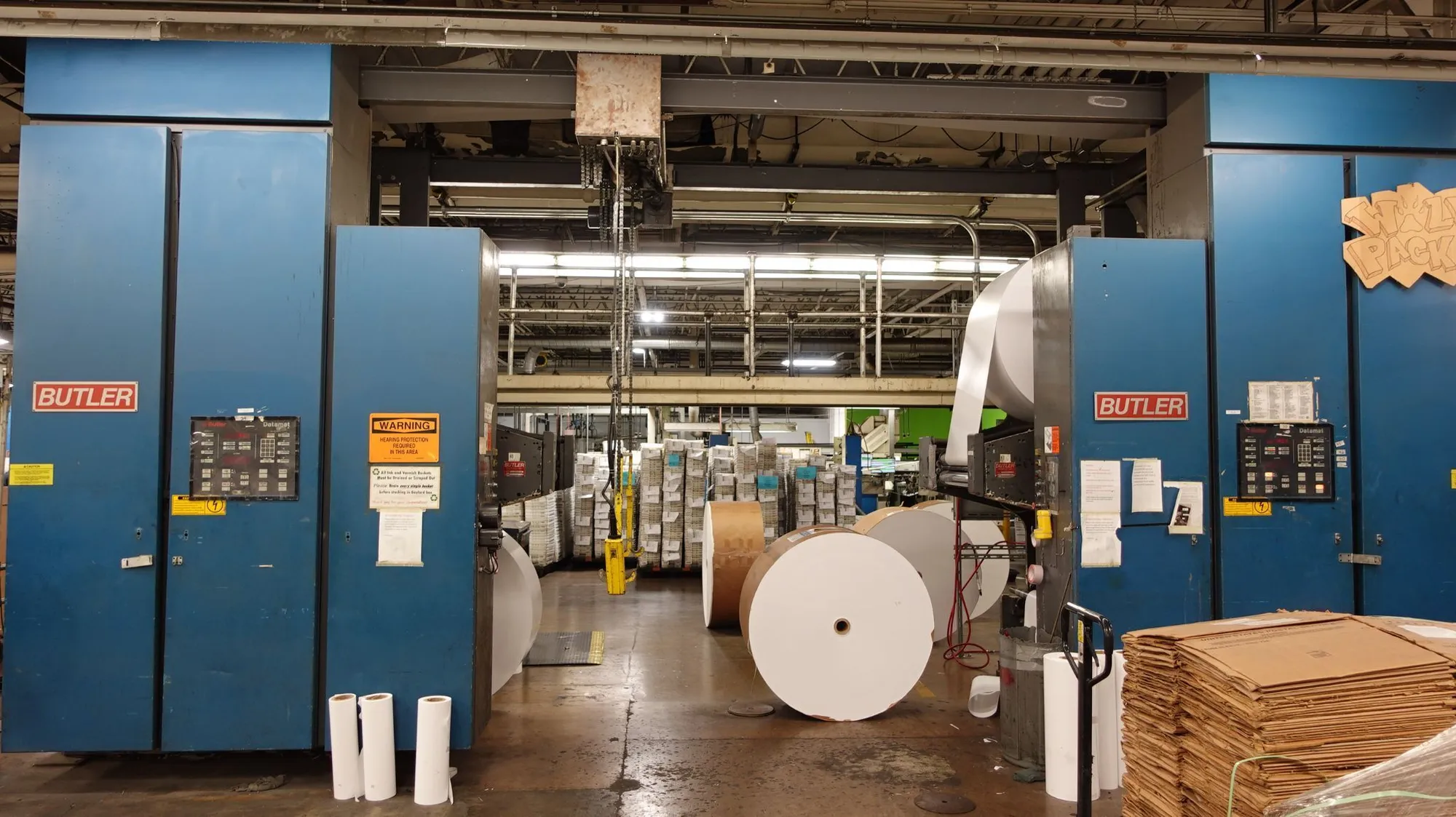 USED BUTLER Splicers – Single & Tandem Roll Splicers