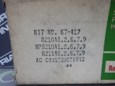 ASCO 67-417 Solenoid Valve Spare Part Kit New NIB