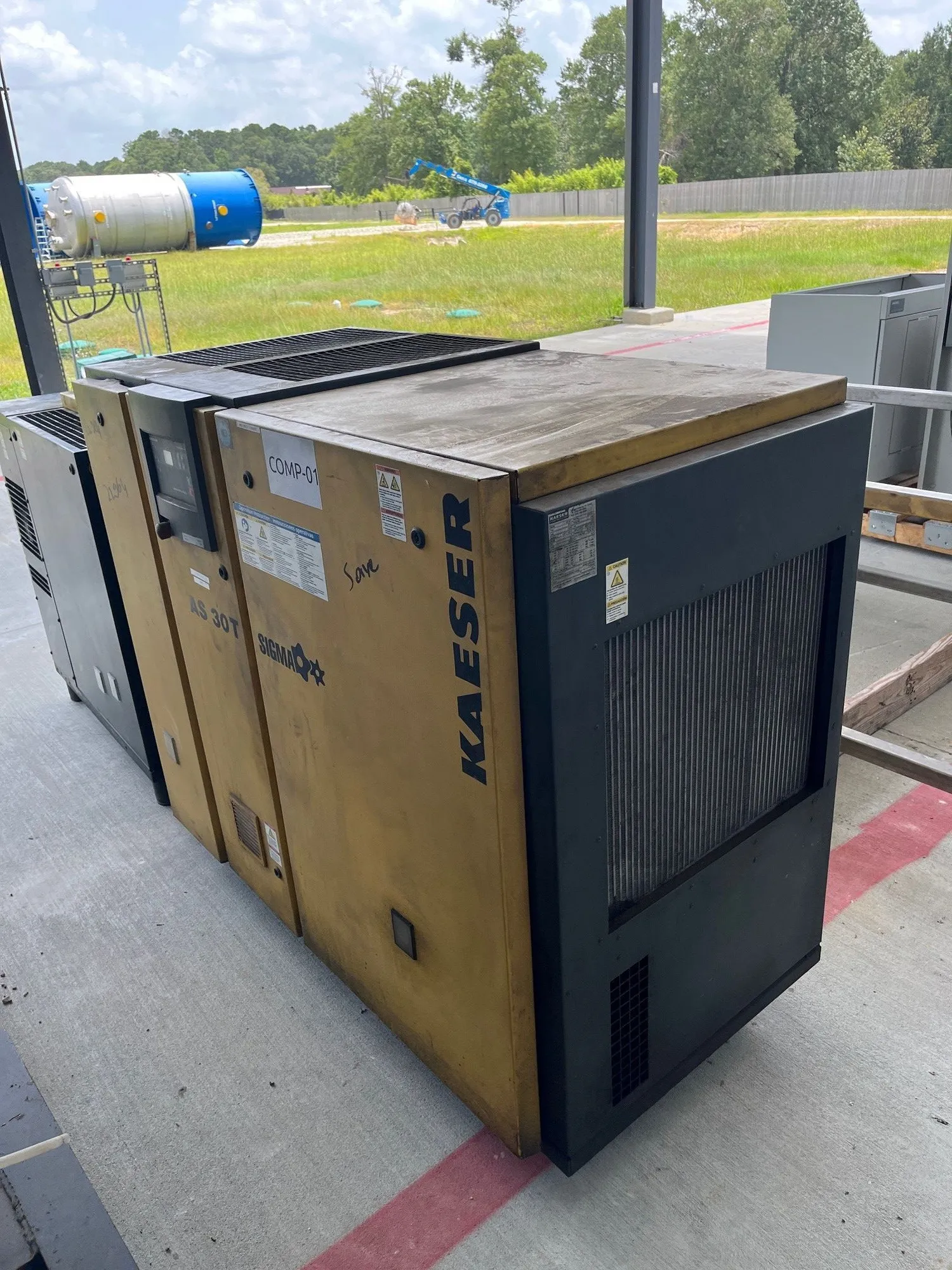Used 2012 KAESER AS 30T Rotary Screw & Sliding Vane Air Compressors New Jersey US | Perry Equipment #921118