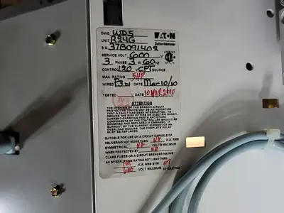 5 hp, 600 Volts, 3-Phase VFD SVX025A1-5A4N1 Bucket for Freedom 2100 MCC Frame