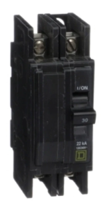 Square D Schneider QOU230VH Mini Circuit Breaker, QOU, 30A, 2 Pole, 120/240VAC [New]