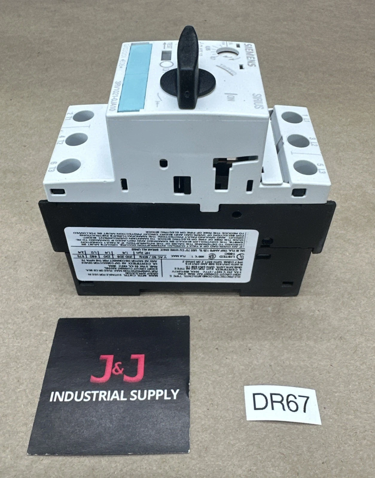 NEW Siemens 3RV1021-0JA10