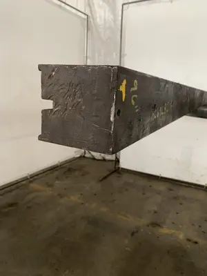 8'(96") PRESS BRAKE BOTTOM 4-WAY DIE HOLDER. STOCK # 0876924