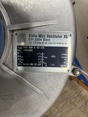 STAFA WIRZ MKV 008-R RD-270 & F71K-2N Chillers, Boilers, and HVAC | ESS Industrial Equipment Sales (7)