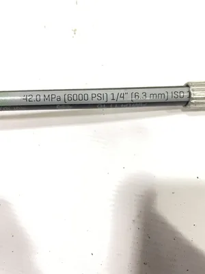 Gates 4M2T MegaFlex 1/4″ x 1′ High-Pressure Hydraulic Hose 6000PSI -NEW