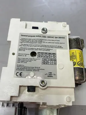 Used FERRAZ SHAWMUT FERRAZ SHAWMUT J60A 600 VAC 3PH 250VDC Misc Electrical & Power Parts | ND Industrial Surplus #1212715