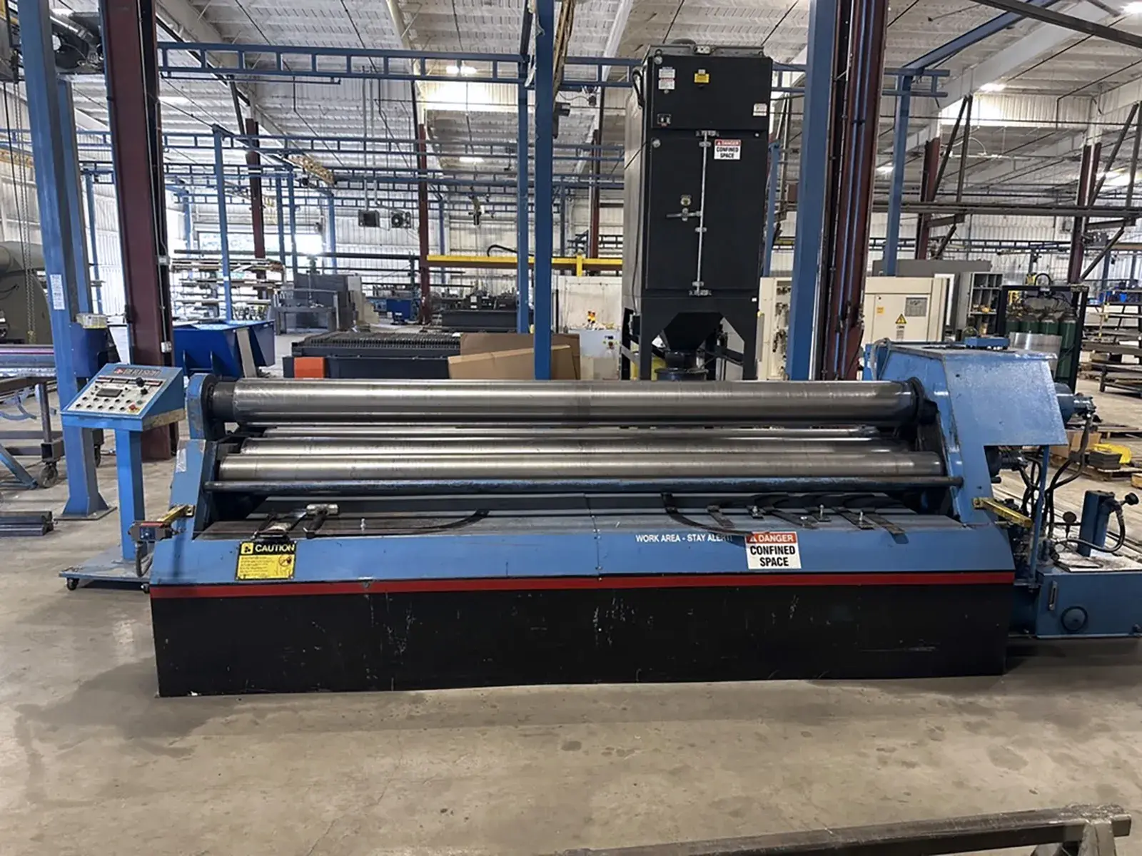 Used 2008 BERTSCH 2512 HYDRAULIC 4 ROLL Plate Bending Rolls including Pinch Illinois US | Machinery Marketing International #1360725