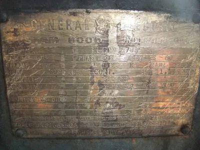 GE General Electric 200 HP AC Motor