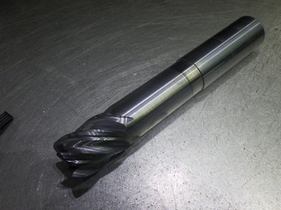 Monster 1" 5 Flute Carbide CR XL Endmill 1" Shank .09" R 295-054113 (LOC1901B)