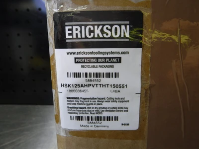 Erickson HSK125A 1.5" Shrink Fit Holder 5.5" Pro HSK125AHPVTTHT150551 (LOC3067)