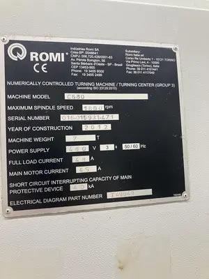 2012 ROMI C-680/3000 CNC Lathes | Star Equipment Co., Inc. (10)