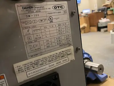 USED OTC DAIHEN DM350