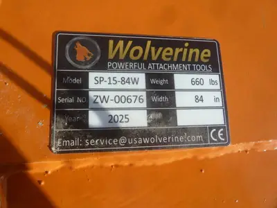 Wolverine Snow Push Blade 84"